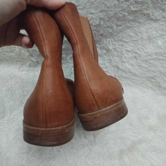 Frye Women's Brown Leather Frye Anna Chelsea Boots US 8.5 - Picture 6 of 11